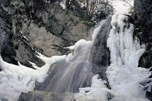 vereister Wasserfall, 2003